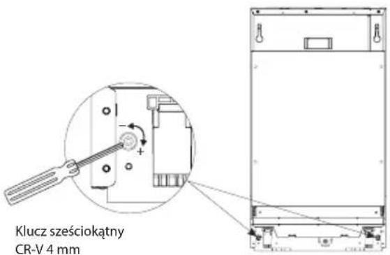 Klucz szȩciokątny CR-V 4 mm