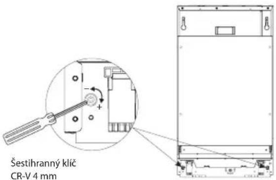 Šestihranný klíč CR-V 4 mm