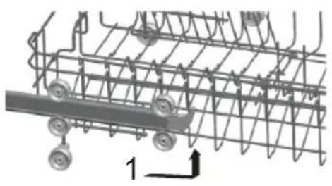 Guzzanti GZ 8701A - Ustawienia górnego kosza - 1