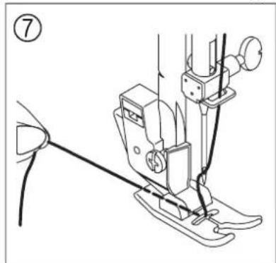 Guzzanti GZ 115A - Verwendung des automatischen Nadeleinfädlers - 6