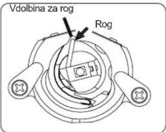 Vdolbina za rog Rog