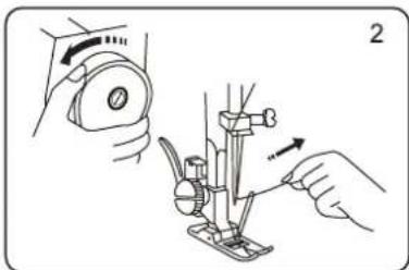Guzzanti GZ 115A - Drawing up Bobbin Thread - 2