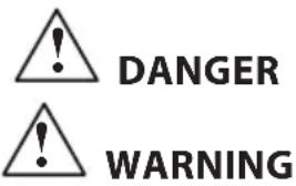 DANGER WARNING