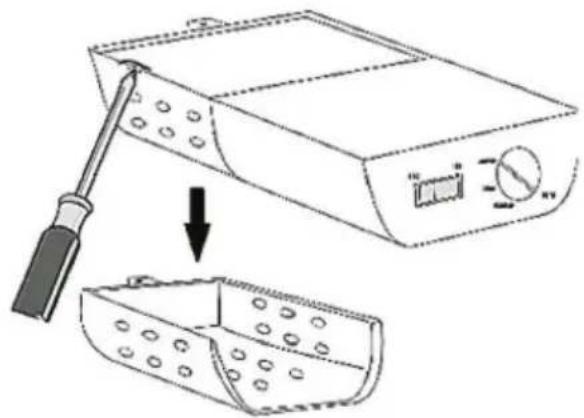 Guzzanti GZ 256 - Replacing of the illuminant - 1