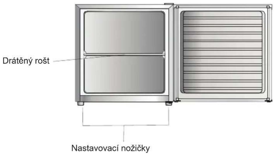 Drátěný rošt Nastavovací nožičky