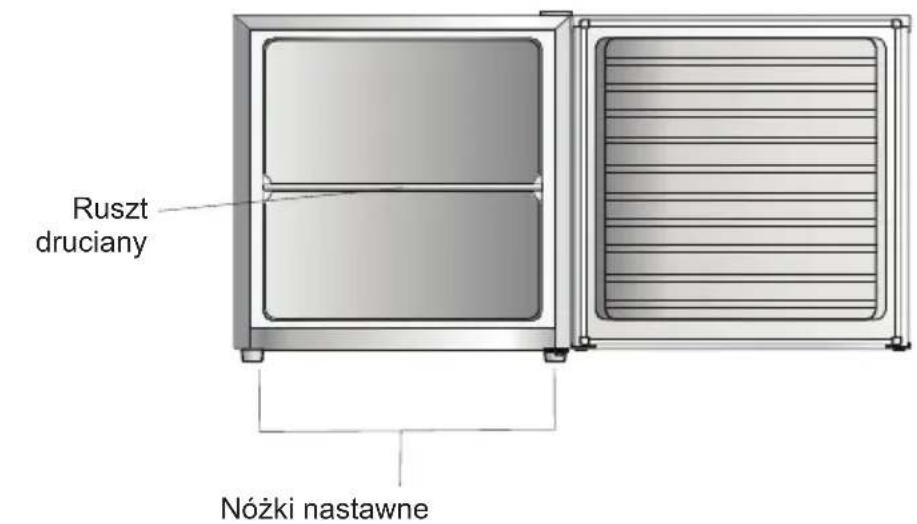 Ruszt druciany Nożki nastawne