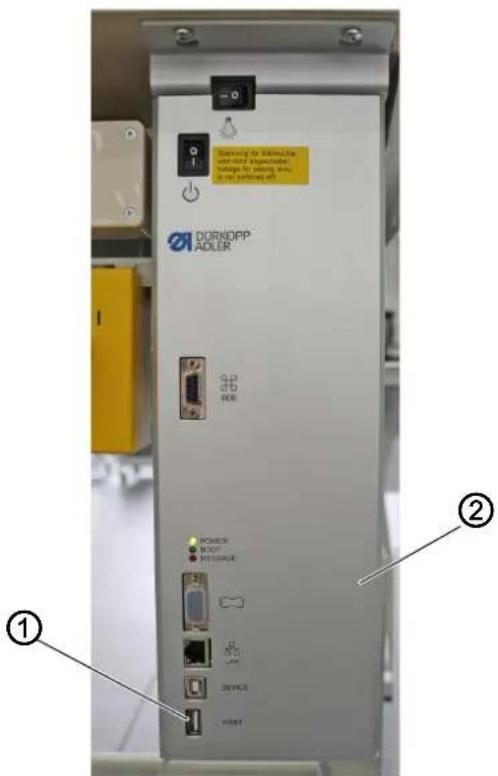Dürkopp Adler 878-M PREMIUM - Provedení aktualizace softwaru - 2