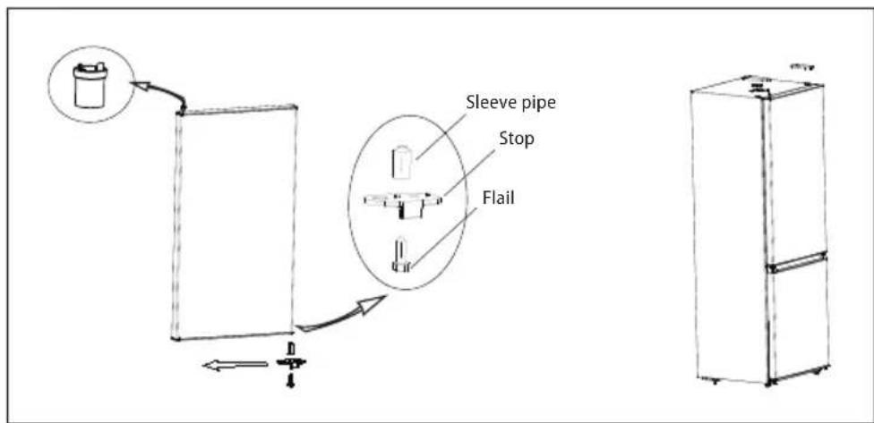 Concept LK3360WH - CHANGING THE DOOR SWING DIRECTION - 6