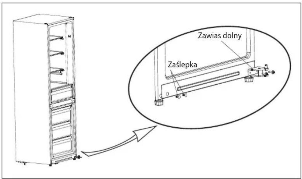 Concept LK3360SS - ZMIANA KIERUNKU OTWIERANIA DRZWI - 3