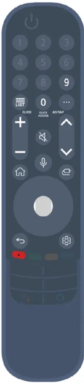 LG 43NANO753PA - Using the Remote Control Button - 1
