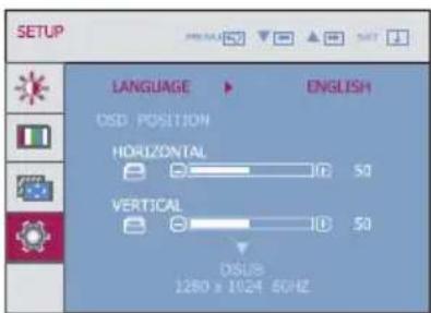 LG W2361VG - Main menu Sub menu Description - 2