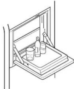 LG GR-B207TLQA - Open the refreshment center door. - 2