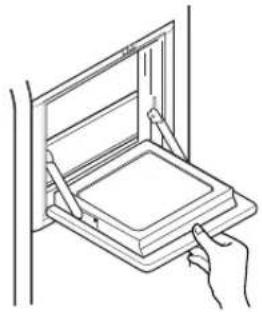 LG GR-B207TLQA - Open the refreshment center door. - 1