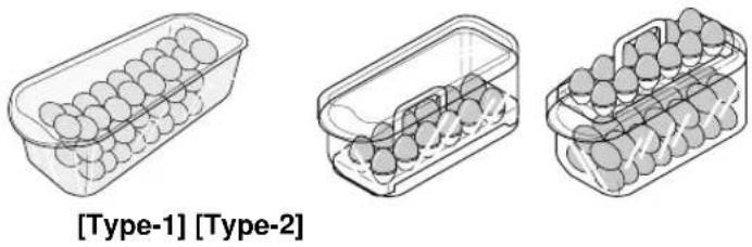 LG GR-B207TLQA - Egg box (Applicable to some models only) - 1