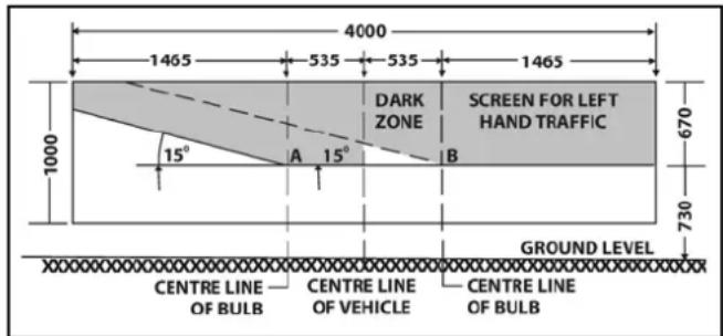 Tata Sumo - Adjusting head lamps focus with the help of screen - 1
