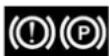 Tata Sumo - Parking Brake Indicator cum Low Brake Fluid Warning Light : - 1