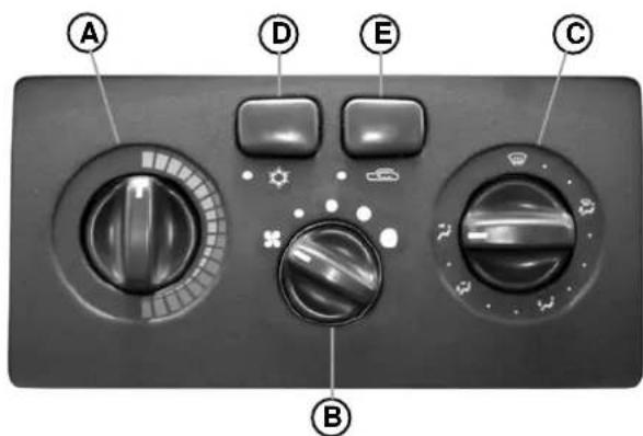 Tata Sumo - Air Direction Control Knob : - 1