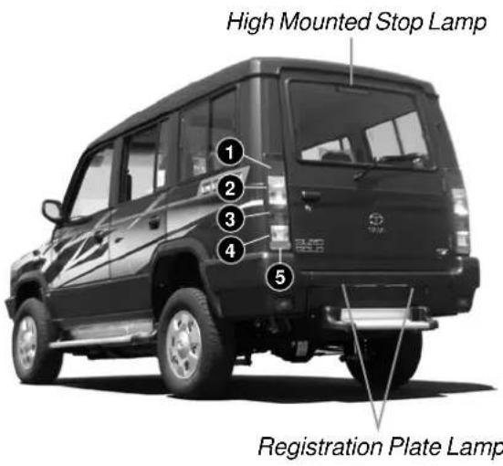 Tata Sumo - High Mounted Stop Lamp : - 1