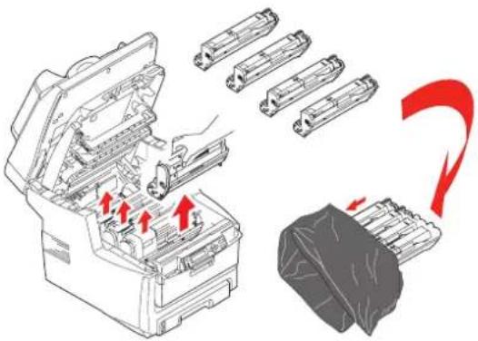 OKI ES5460 MFP - Výměna prénosového pásu - 4