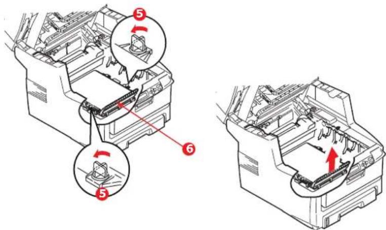 OKI ES5460 MFP - Výměna prénosového pásu - 5