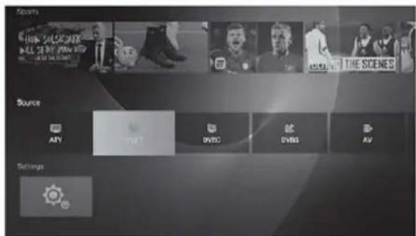Sports HOW SILEYER WILL BE IT PNE 80% THE SCENES Source ATY TVT DVBQ DVBQ AV Settings