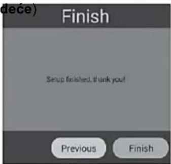 dece) Finish Setup finished, thank you! Previous Finish