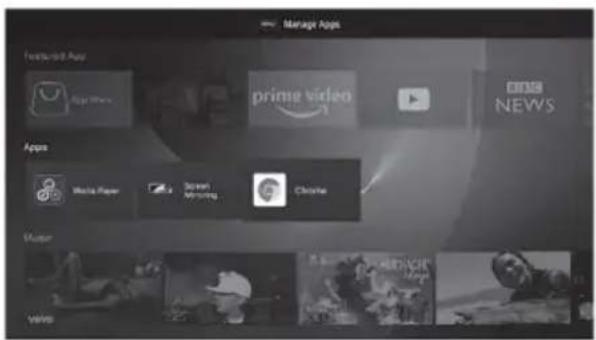 Manage Apps Features App App Store prime Video EINASH NEWS Apps Media Paper Screen Printing Chrome Music