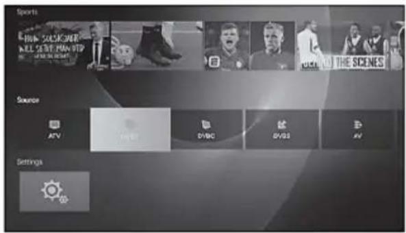Sports HOW SUGHER WELL STEM TV SUNDS SUNDS SUNDS SUNDS SUNDS SUNDS SUNDS Source ATV HKEY DVBG DVBG AV Settings