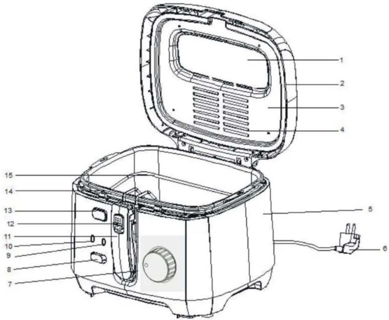 Vivax DF-1800B - PJESËT - 1