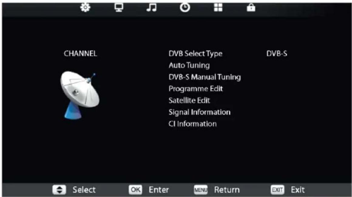 Vivax TV-32S61T2 - DVB-S Tuning (Сателитско прилагодување) (Опција) - 1
