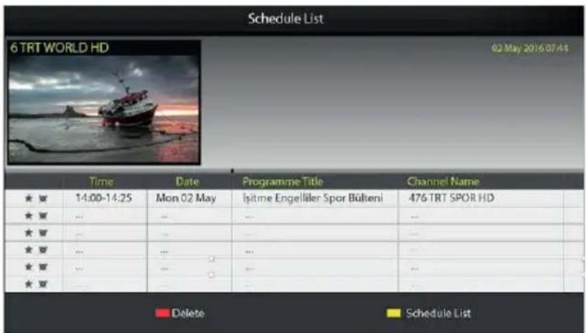 Schedule List 6 TRT WORLD HD 02 May 2016 07:41 Time Date Programme Title Channel Name ★ ★ 14:00-14:25 Mon 02 May Işitme Engelliler Spor Bülteni 476 TRT SPOR HD ★ ★ -- -- -- -- ★ ★ -- -- -- -- ★ ★ -- -- -- -- ★ ★ -- -- -- -- ★ ★ -- -- -- -- Delete Schedule List