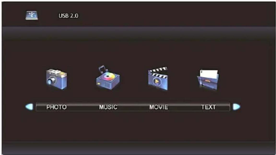 USB 2.0 PHOTO MUSIC MOVE TEXT