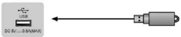 USB DC 5V=0.5A(MAX)