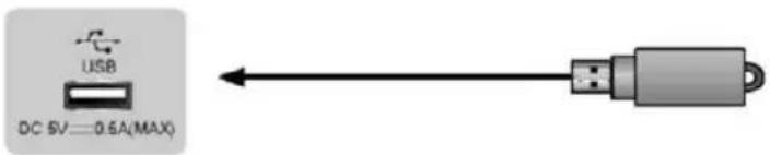 USB DC 5V=0.6A(MAX)