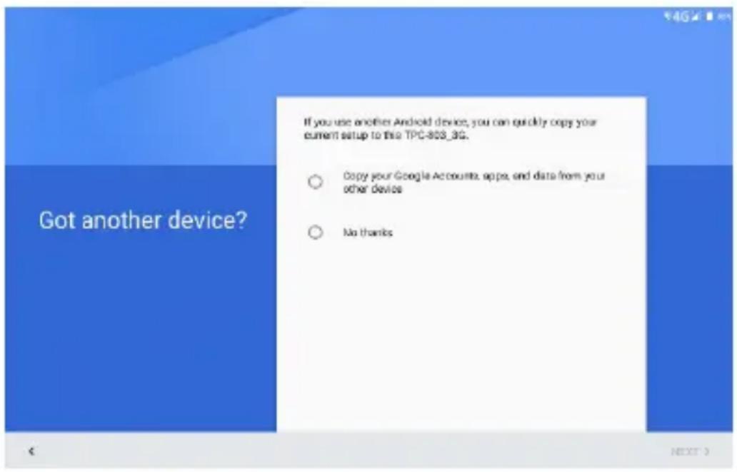 Vivax TPC-102 4G - Kövesse az utasításokat, amelyeket a “Varázsló– Utasítások a telefon beállítására” kér: - 3