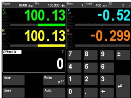 SRS SR860 - Sensitivity, Offset and Expand - 5