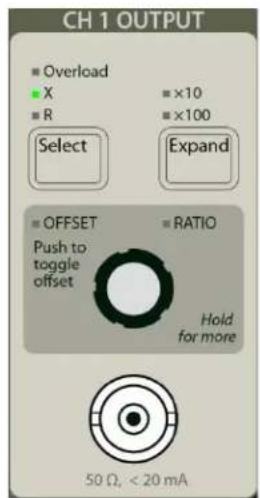 SRS SR860 - CH1 and CH2 Outputs: Offset, Ratio and Expand - 1