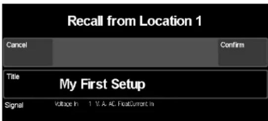 SRS SR860 - [Save Recall] - 3