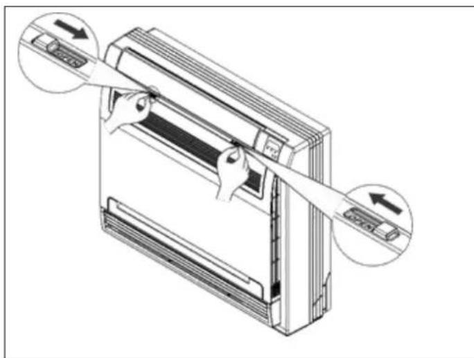 Vivax ACP-12CT35AERI - Open the front panel. (Refer to Fig.7-1) - 1