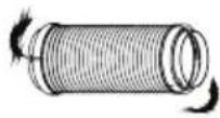Vivax ACP-09CH25AEF - Vendosja e gypit thithes - 1