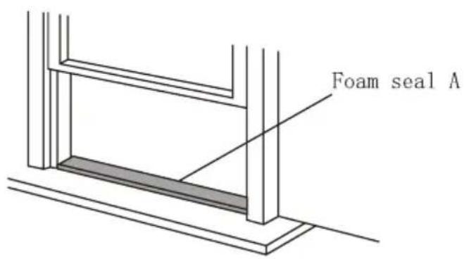 Foam seal A
