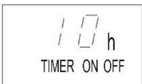 h TIMER ON OFF