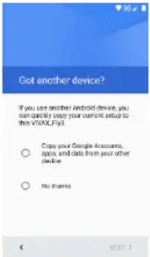 Vivax PRO 2 - Nastavení účtu Google™ - 1