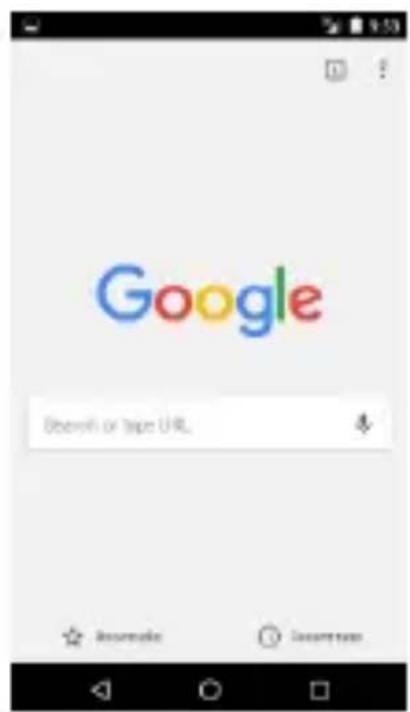 Google Search or type URL.