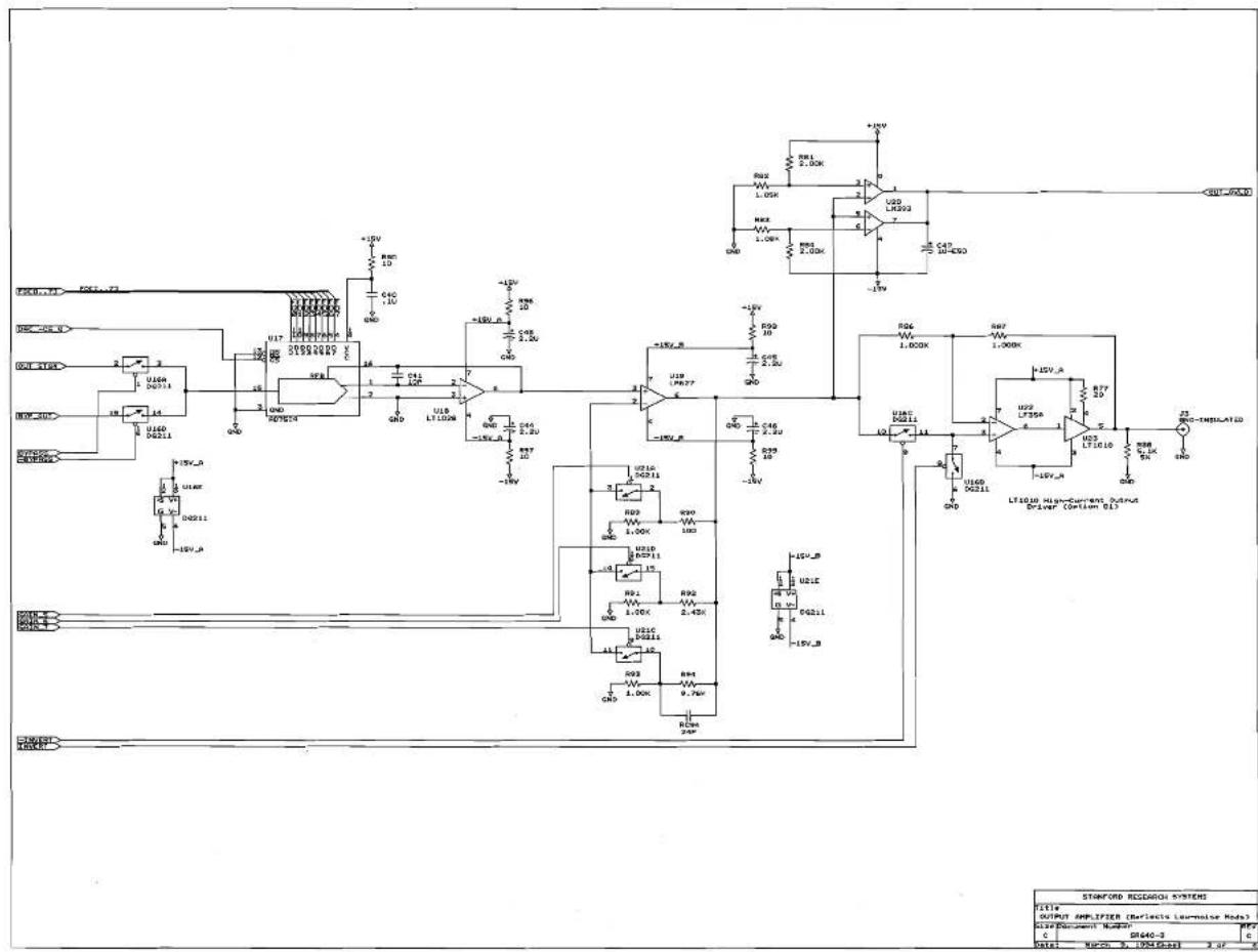 SRS SR650 - Miscellaneous Parts List - 5