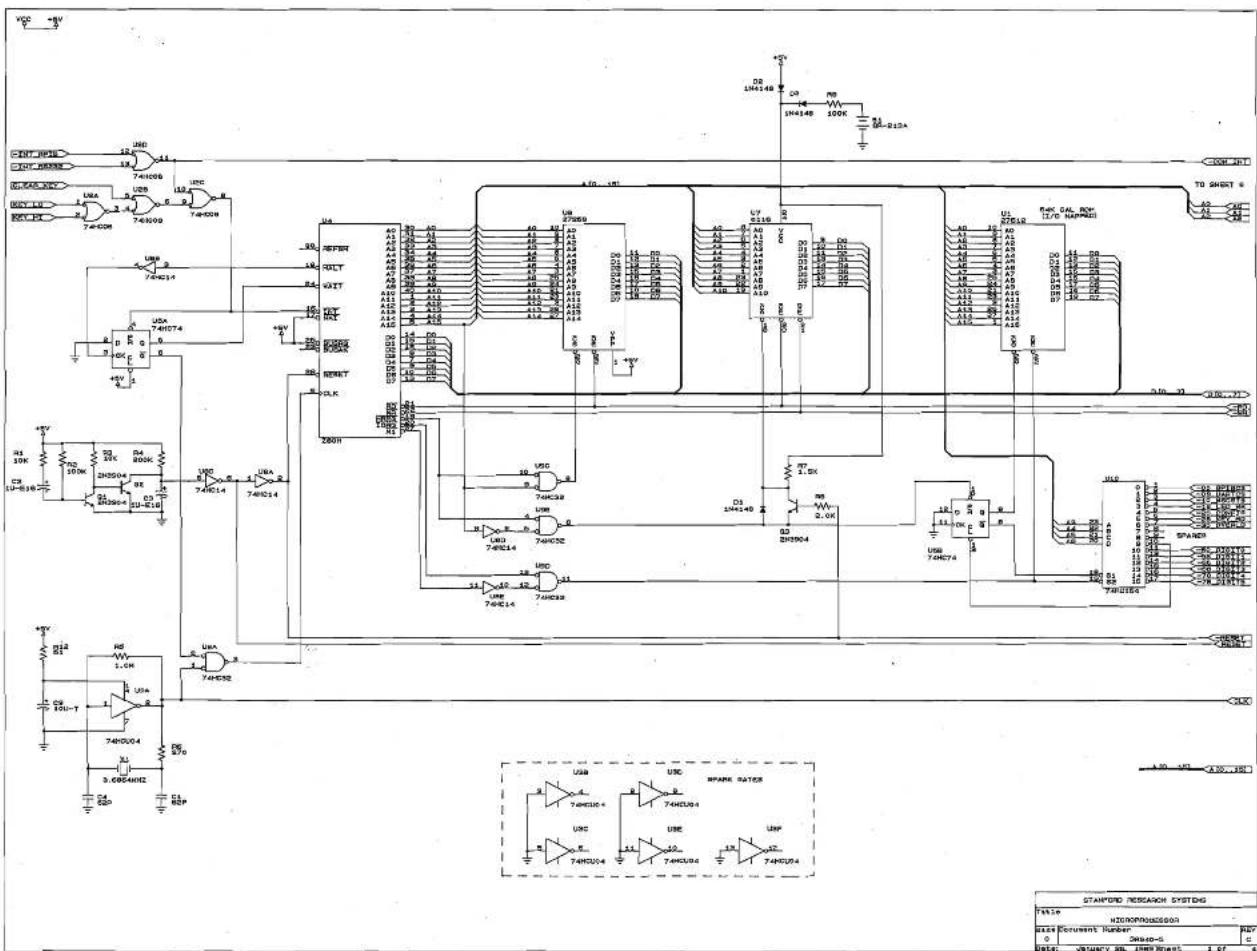 SRS SR650 - Miscellaneous Parts List - 8
