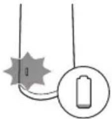 PHILIPS Series 7000 MG7770 - Bateriju statusa indikācijas - 1