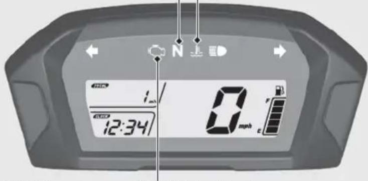 Honda CRF300L (2013) - High coolant temperature indicator - 1