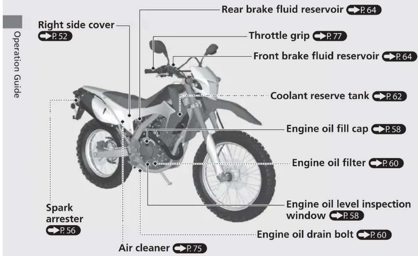 Honda CRF300L (2013) - WARNING - 1