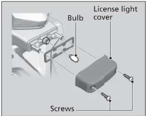 Honda CRF300L (2013) - License Plate Light Bulb - 1
